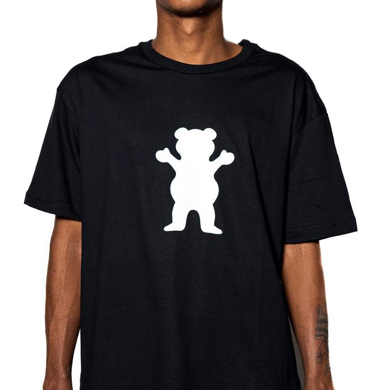 Camiseta Grizzly Og Bear Tee V24GRC01 Black Big - Camisa e